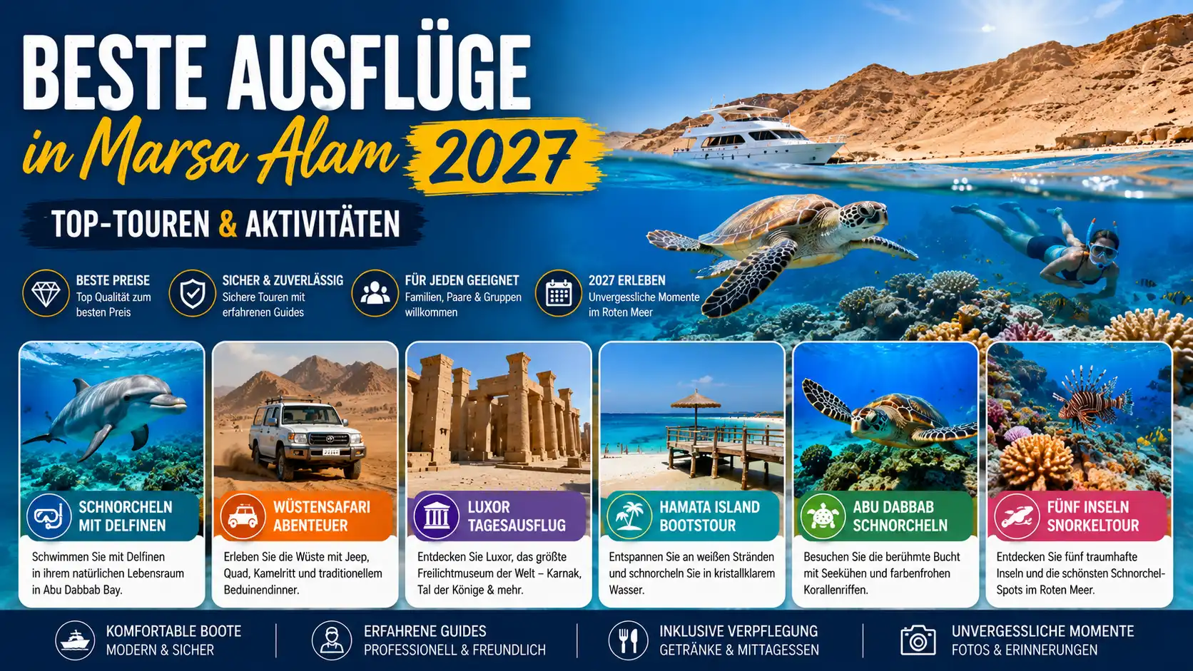 Beste Ausflüge in Marsa Alam 2027 Top-Touren & Aktivitäten Beste Ausflüge in Marsa Alam 2027 Top-Touren & Aktivitäten