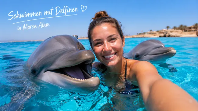 Schwimmen mit Delfinen in Marsa Alam