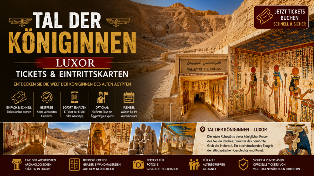 Tal der Königinnen Luxor - Tickets & Eintrittskarten