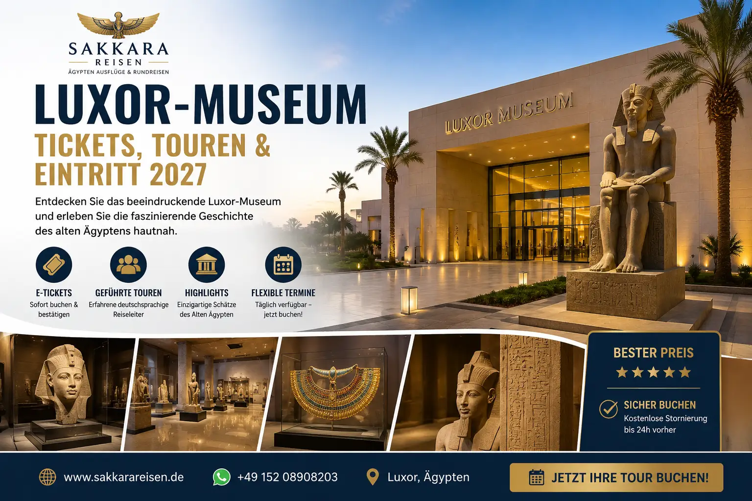 Luxor-Museum | Tickets, Touren & Eintritt 2027