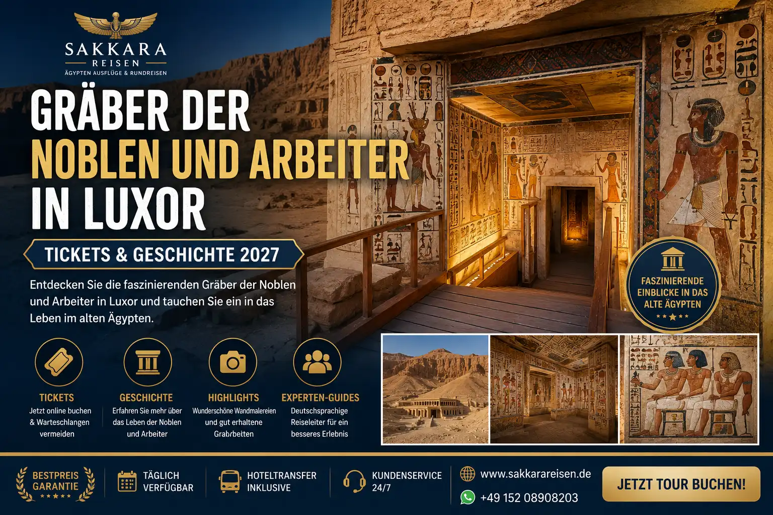Gräber der Noblen und Arbeiter