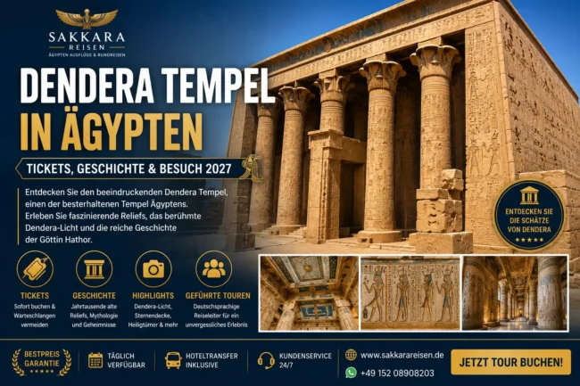 Dendera Tempel in Ägypten