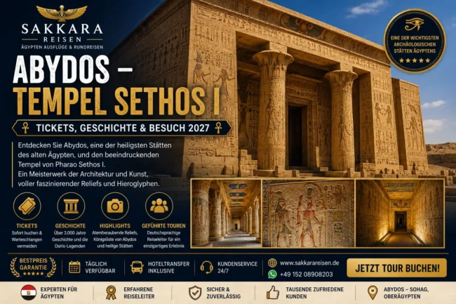 Abydos – Tempel Sethos I | Tickets, Geschichte & Besuch 2027