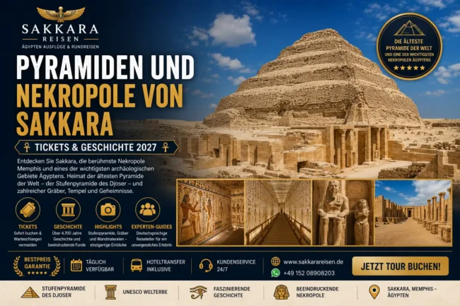Pyramiden und Nekropole von Sakkara