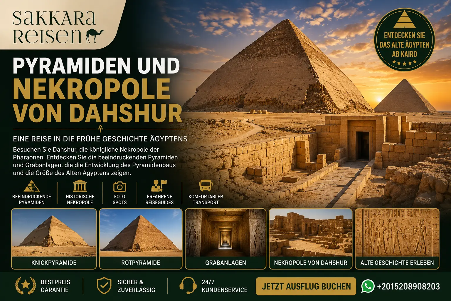 Pyramiden und Nekropole von Dahshur