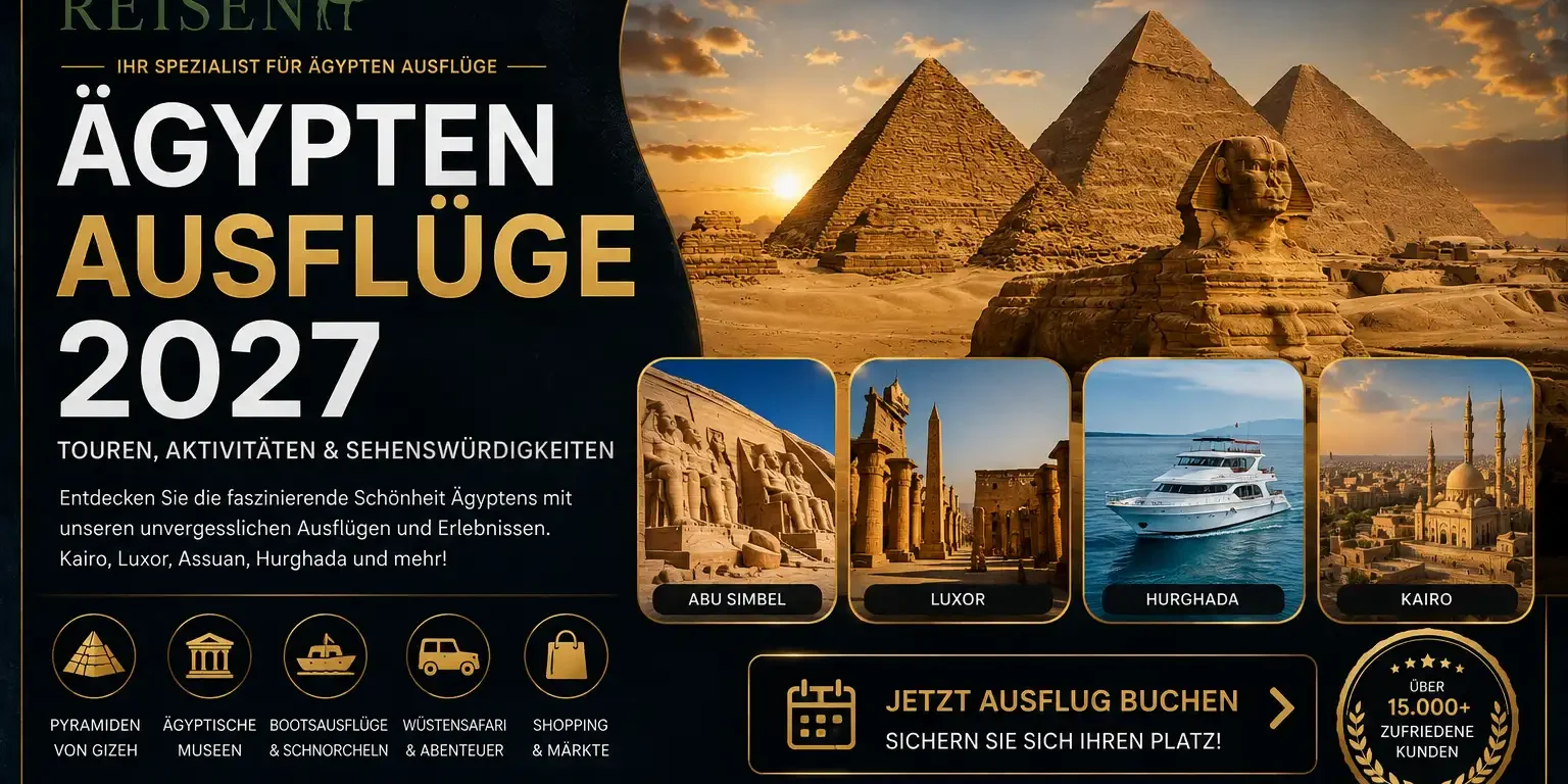 Ägypten Ausflüge 2027 | Touren, Aktivitäten & Sehenswürdigkeiten