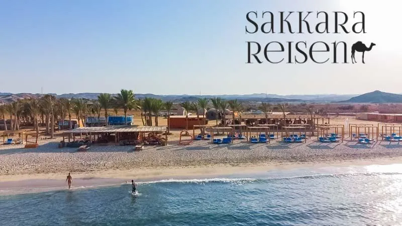 Abu Dabbab Beach Luftaufnahme Marsa Alam