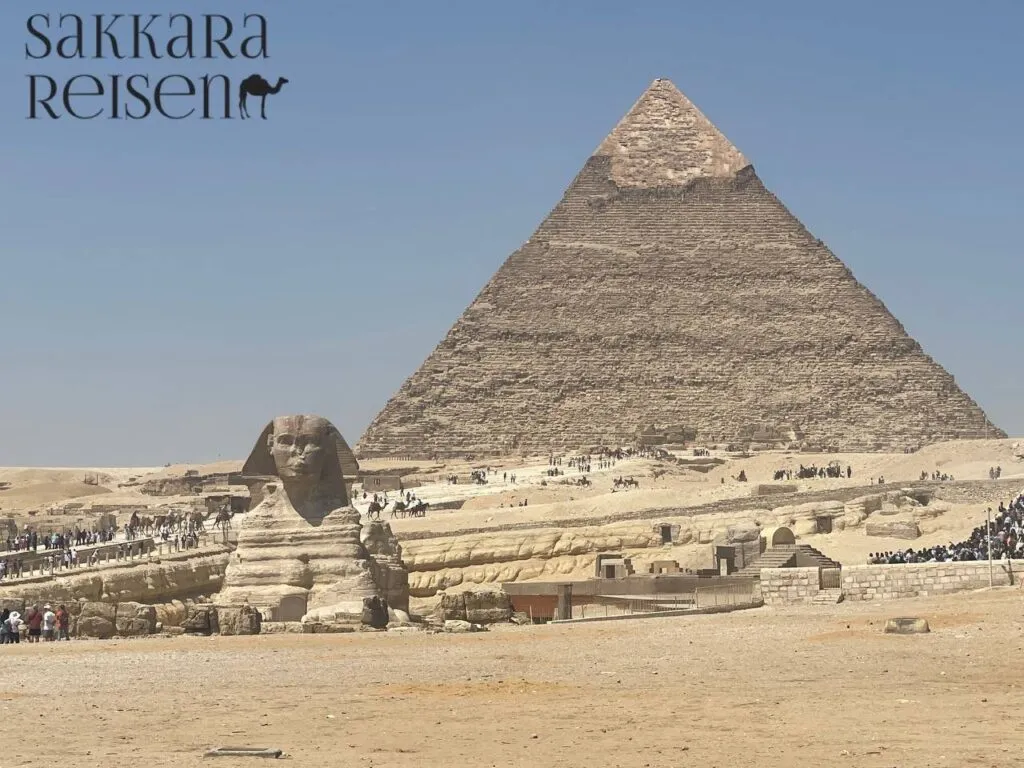 Die Pyramiden von Gizeh und die Sphinx
