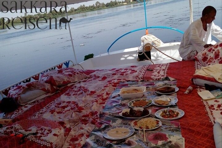 Lunch on a felucca