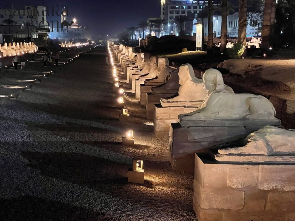 Light show at Karnak Temple