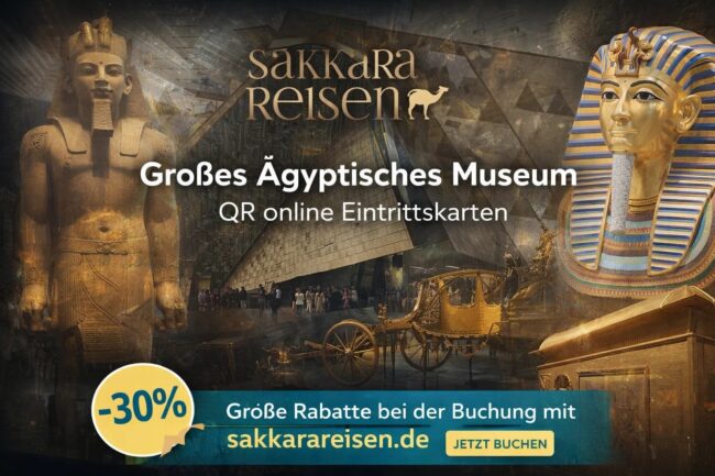 Großes Ägyptisches Museum QR online Eintrittskarten Großes Ägyptisches Museum QR online Eintrittskarten