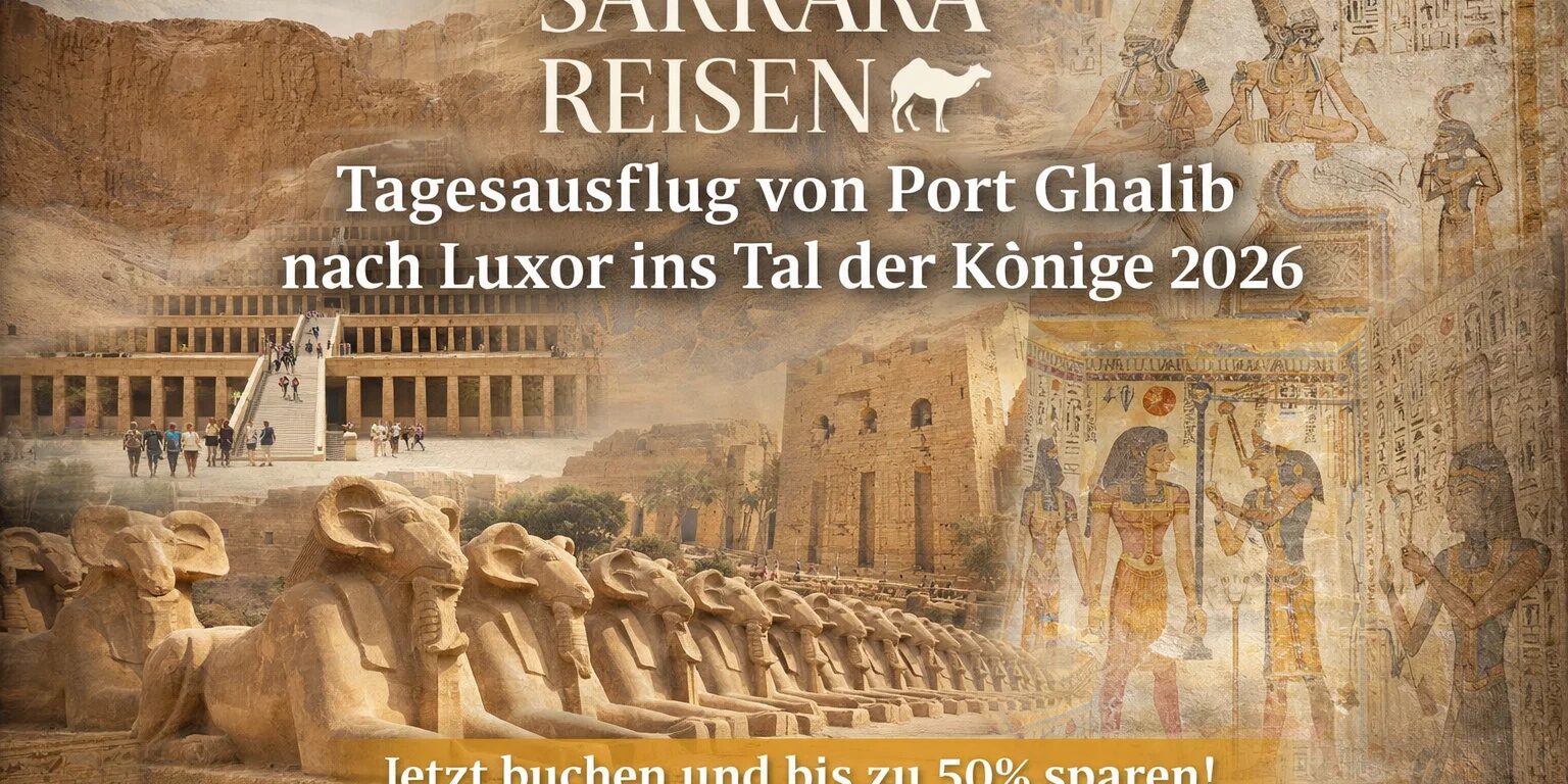 Tagesausflug von Port Ghalib nach Luxor ins Tal der Könige 2026