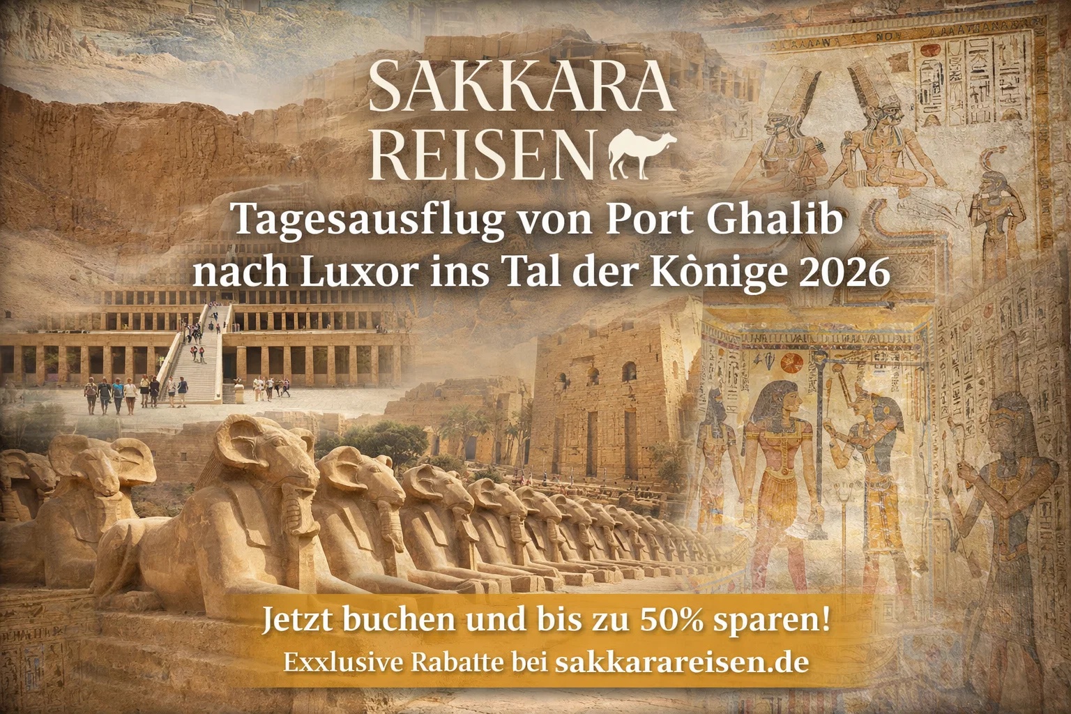 Tagesausflug von Port Ghalib nach Luxor ins Tal der Könige 2026
