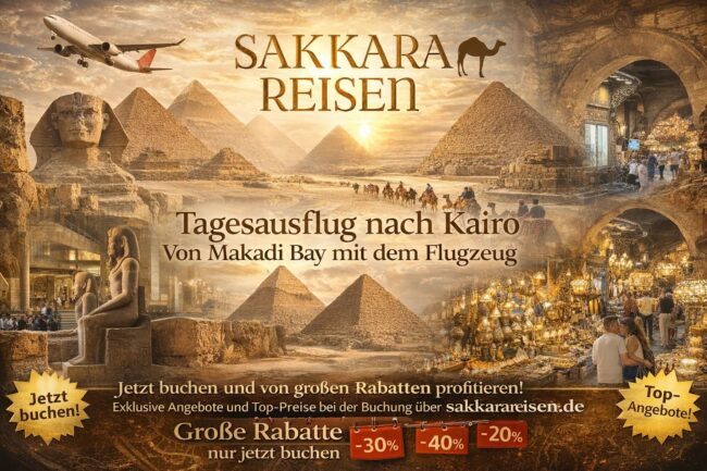 Tagesausflug nach Kairo Von Makadi Bay mit dem Flugzeug 2026 Tagesausflug nach Kairo Von Makadi Bay mit dem Flugzeug 2026
