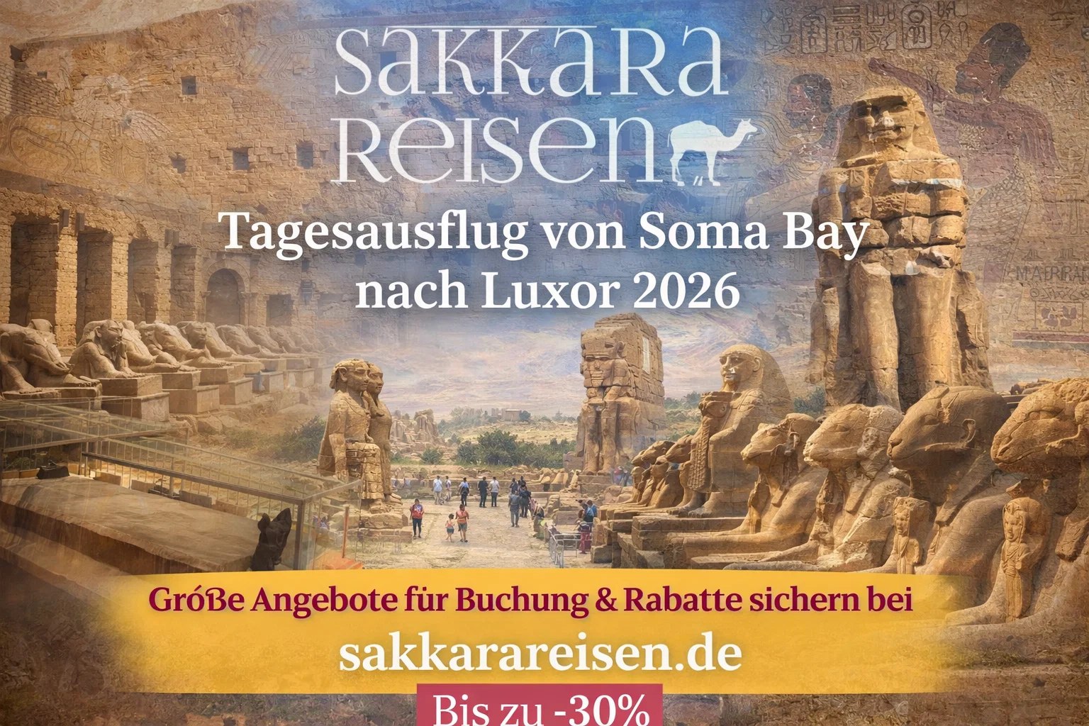 Tagesausflug von Soma Bay nach Luxor 2026
