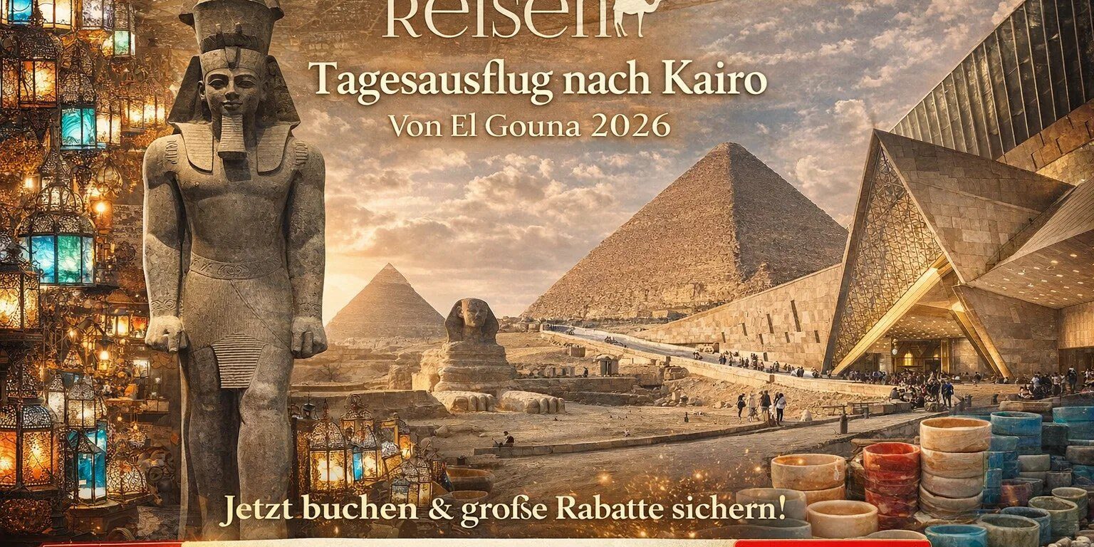 Tagesausflug nach Kairo Von El Gouna 2026 Tagesausflug nach Kairo Von El Gouna 2026