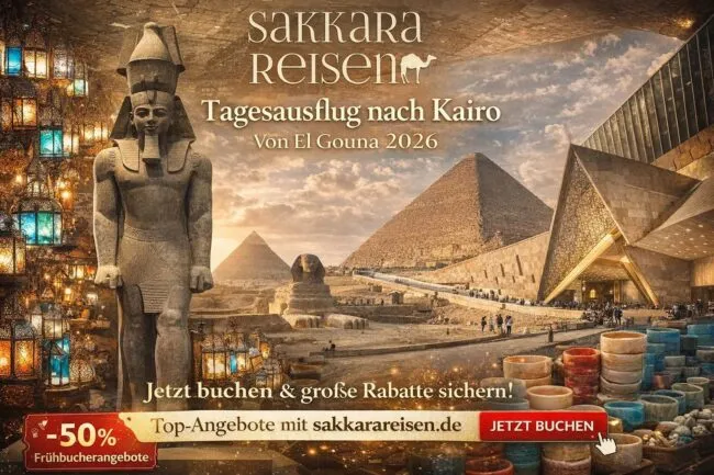 Tagesausflug nach Kairo Von El Gouna 2026