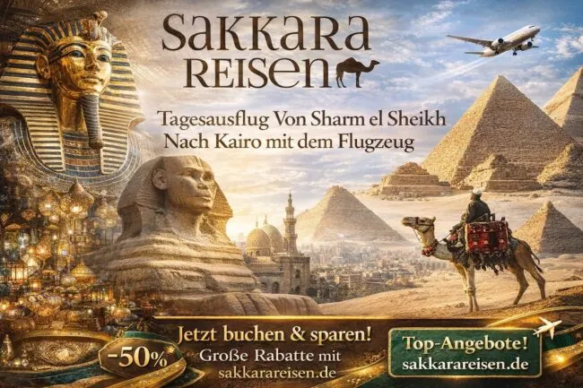 Tagesausflug Von Sharm el Sheikh Nach Kairo mit dem Flugzeug