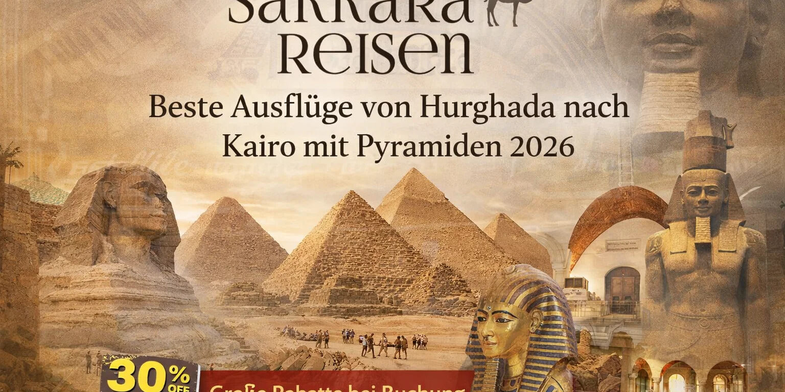 Beste Ausflüge von Hurghada nach Kairo mit Pyramiden 2026