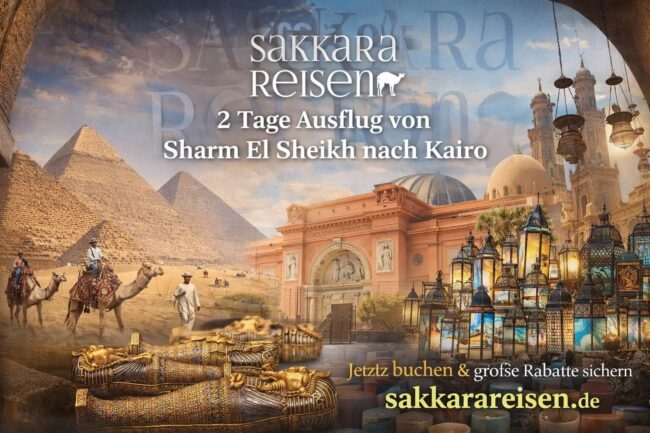 2 Tage Ausflug von Sharm El Sheikh nach Kairo