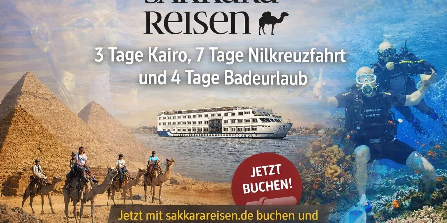 3 Tage Kairo, 7 Tage Nilkreuzfahrt und 4 Tage Badeurlaub 3 Tage Kairo, 7 Tage Nilkreuzfahrt und 4 Tage Badeurlaub