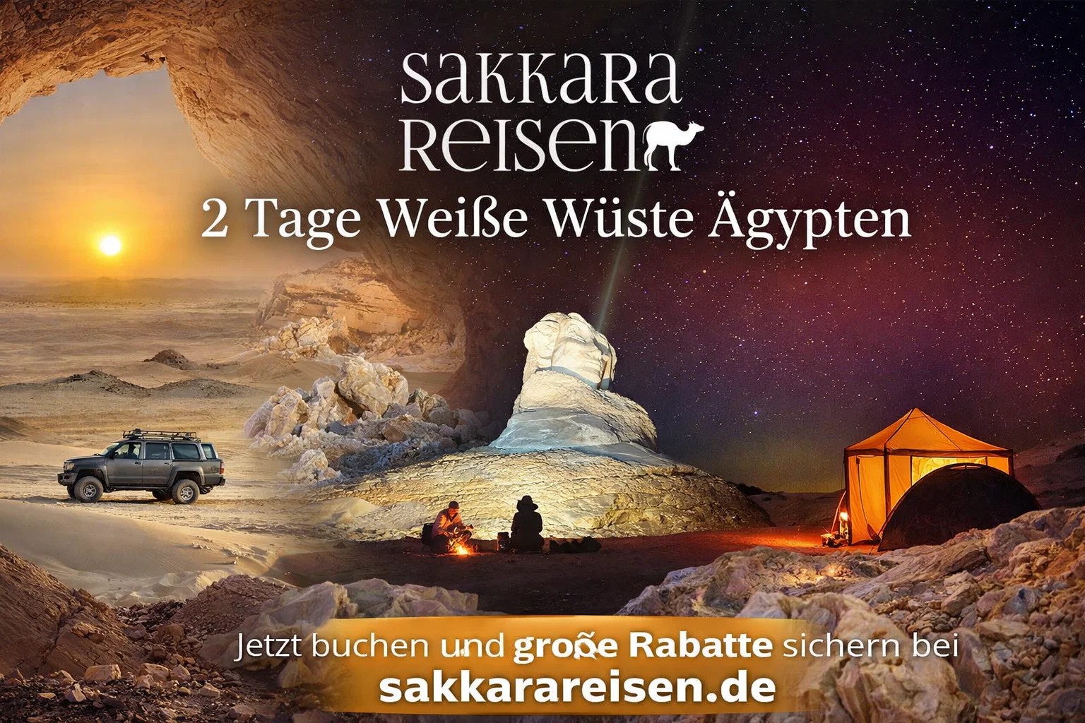 2 Tage Weiße Wüste Ägypten