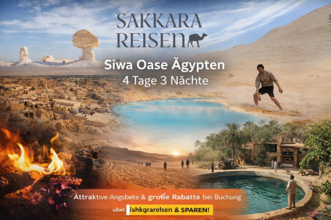 Siwa Oase Ägypten 4 Tage 3 Nächte