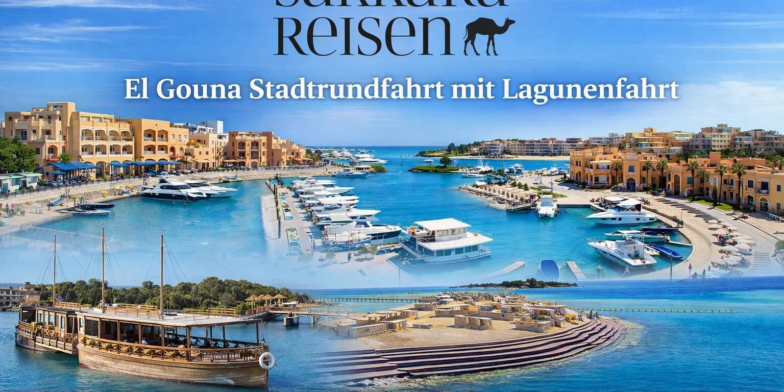 El Gouna Stadtrundfahrt mit Lagunenfahrt