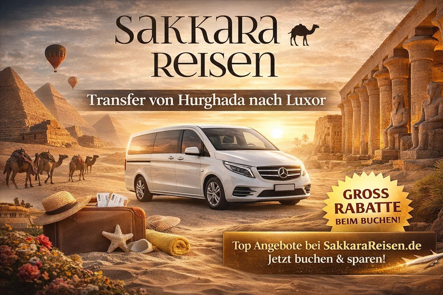 Transfer von Hurghada nach Luxor