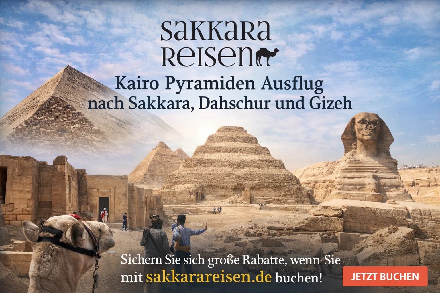 kairo Pyramiden Ausflug nach Sakkara, Dahschur und Gizeh
