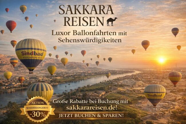 Luxor Ballonfahrten mit Sehenswürdigkeiten Luxor Ballonfahrten mit Sehenswürdigkeiten