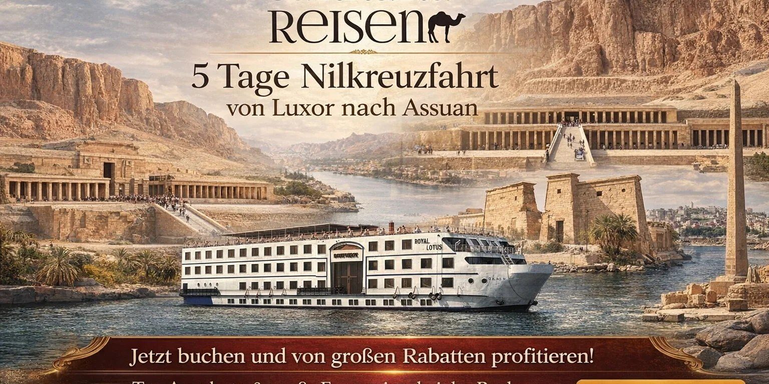 5 Tage Nilkreuzfahrt von Luxor nach Assuan