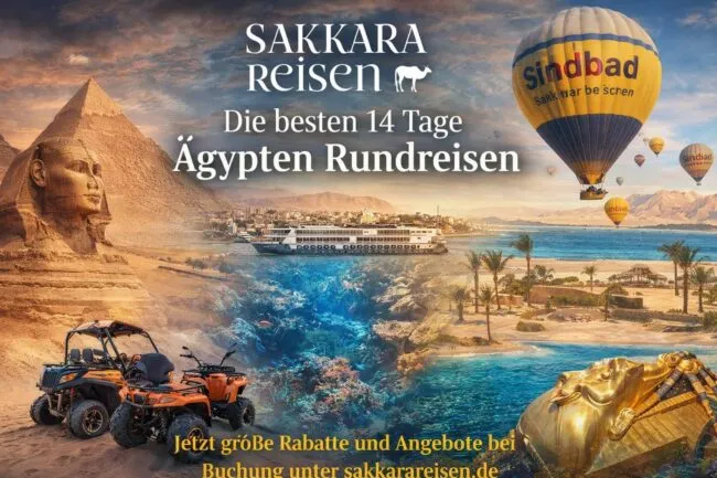 Die besten 14 Tage Ägypten Rundreisen