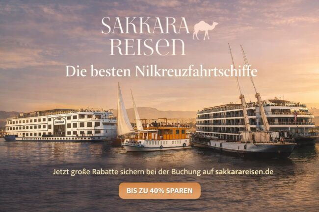 Die besten Nilkreuzfahrtschiffe