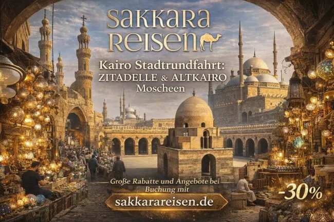 Kairo Stadtrundfahrt : ZITADELLE & ALTKAIRO Moscheen