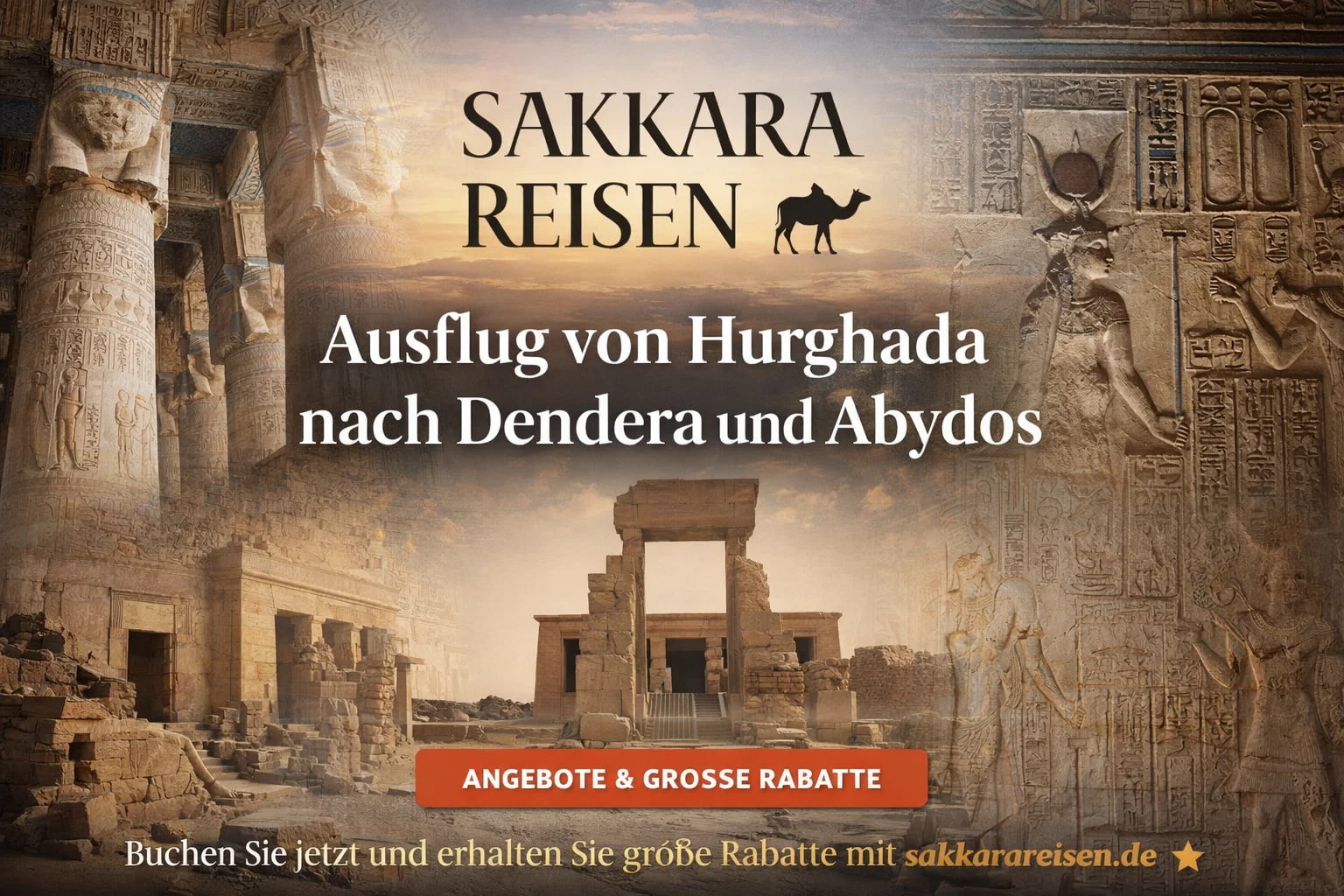 Ausflug von Hurghada nach Dendera und Abydos