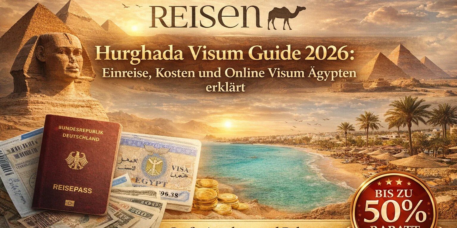 Hurghada Visum Guide 2026 : Einreise, Kosten und Online Visum Ägypten erklärt