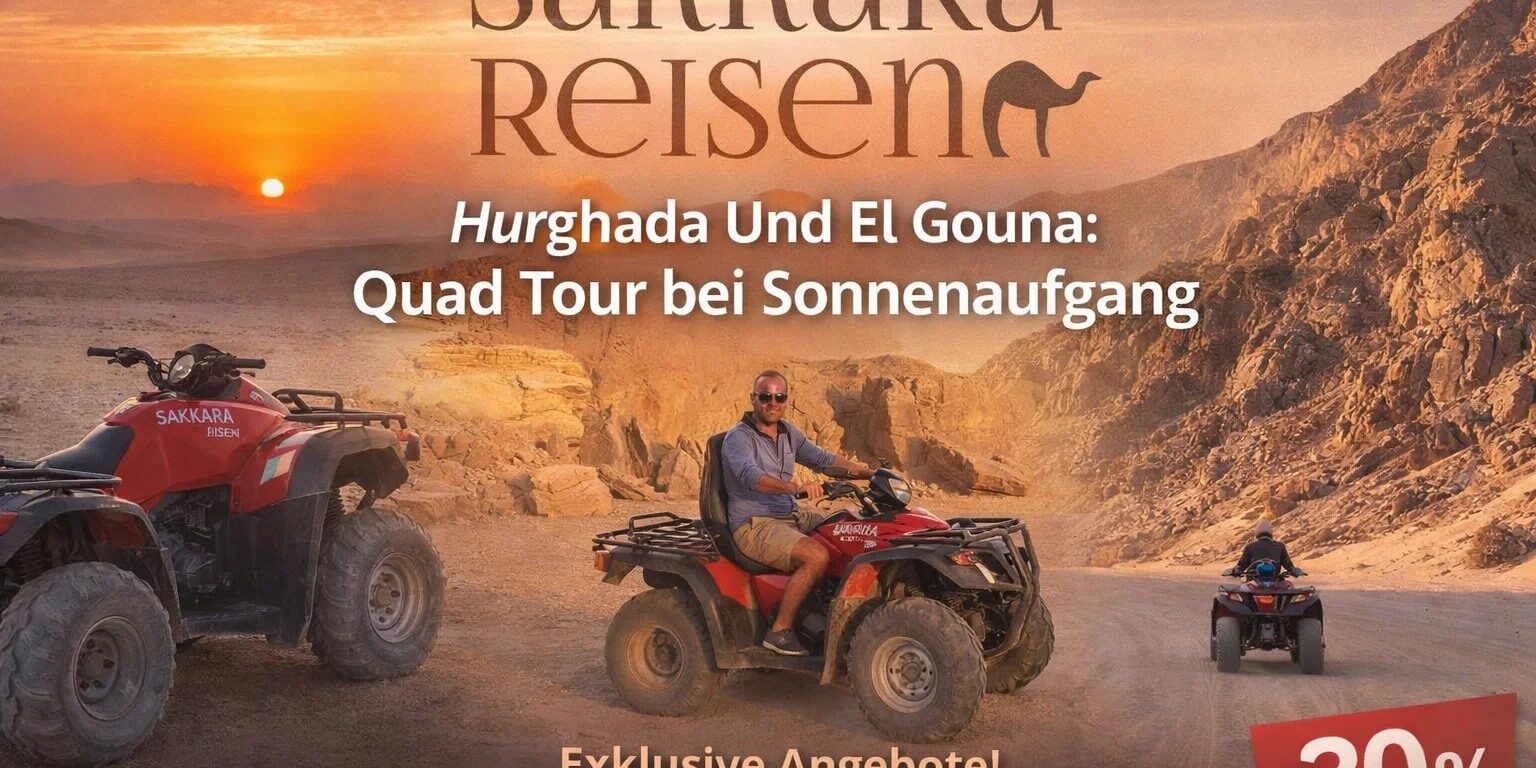 Hurghada Und El Gouna : Quad Tour bei Sonnenaufgang Hurghada Und El Gouna : Quad Tour bei Sonnenaufgang