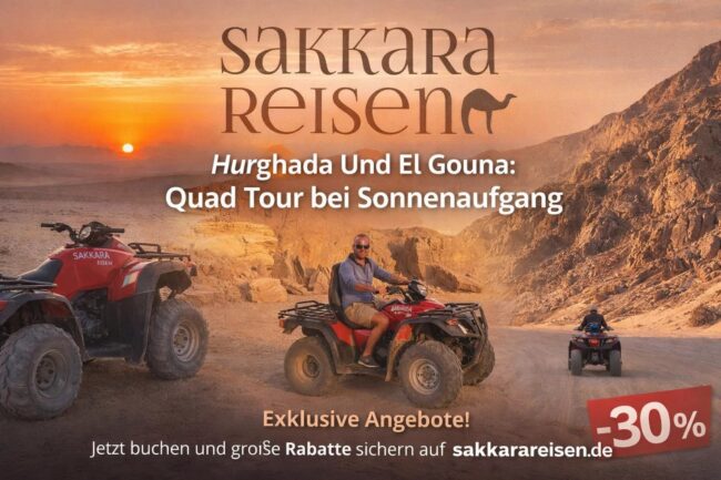 Hurghada Und El Gouna : Quad Tour bei Sonnenaufgang