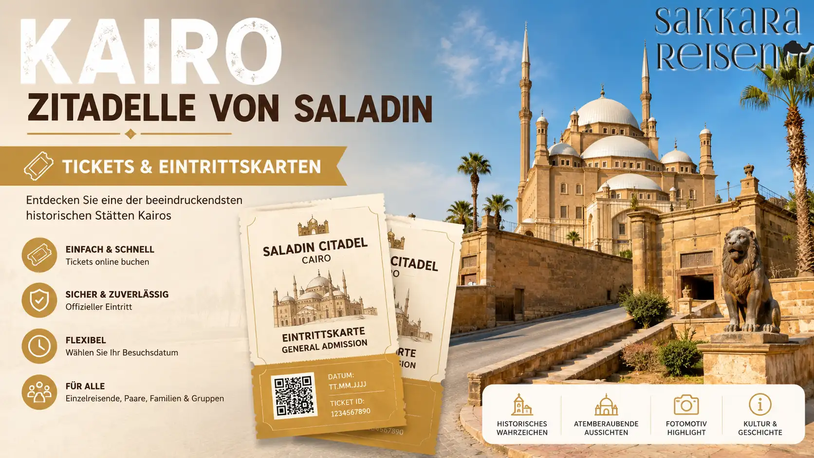 Kairo Zitadelle Von Saladin - Tickets & Eintrittskarten
