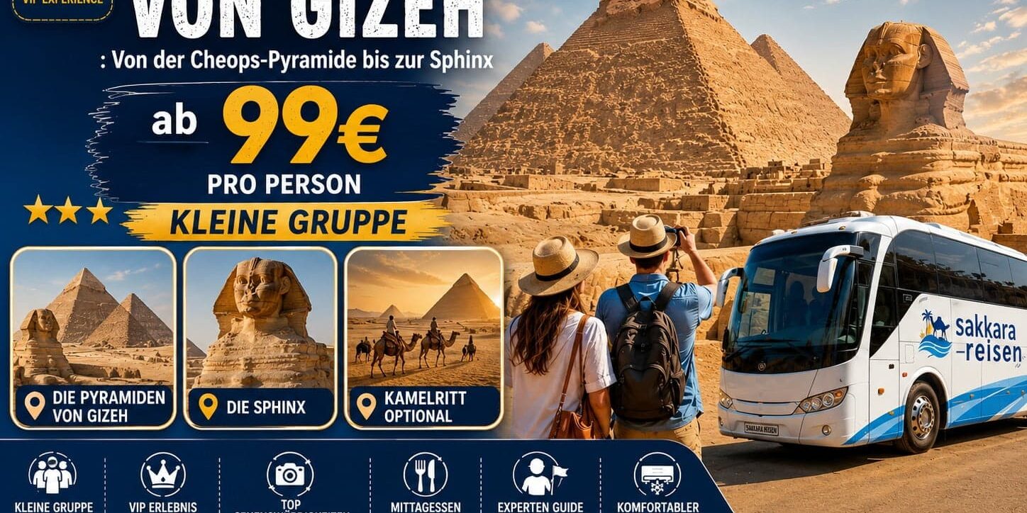Pyramiden von Gizeh : Von der Cheops-Pyramide bis zur Sphinx