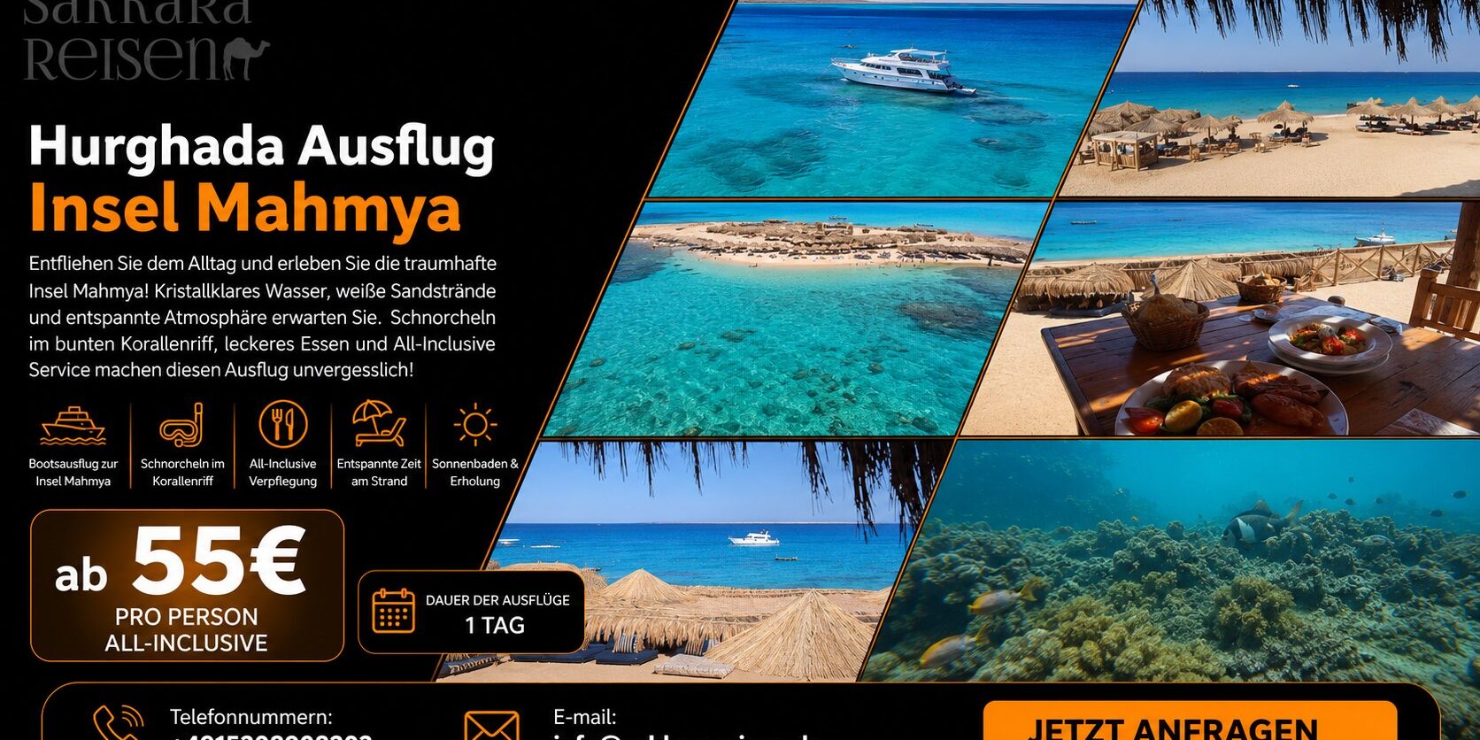 Hurghada Ausflug Insel Mahmya Hurghada Ausflug Insel Mahmya