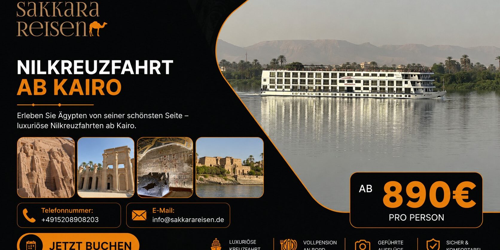 Nilkreuzfahrt ab Kairo Nilkreuzfahrt ab Kairo