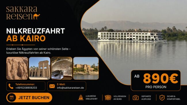 Nilkreuzfahrt ab Kairo