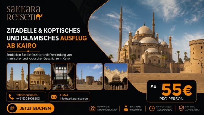 Zitadelle & Koptisches und Islamisches Ausflug Ab Kairo