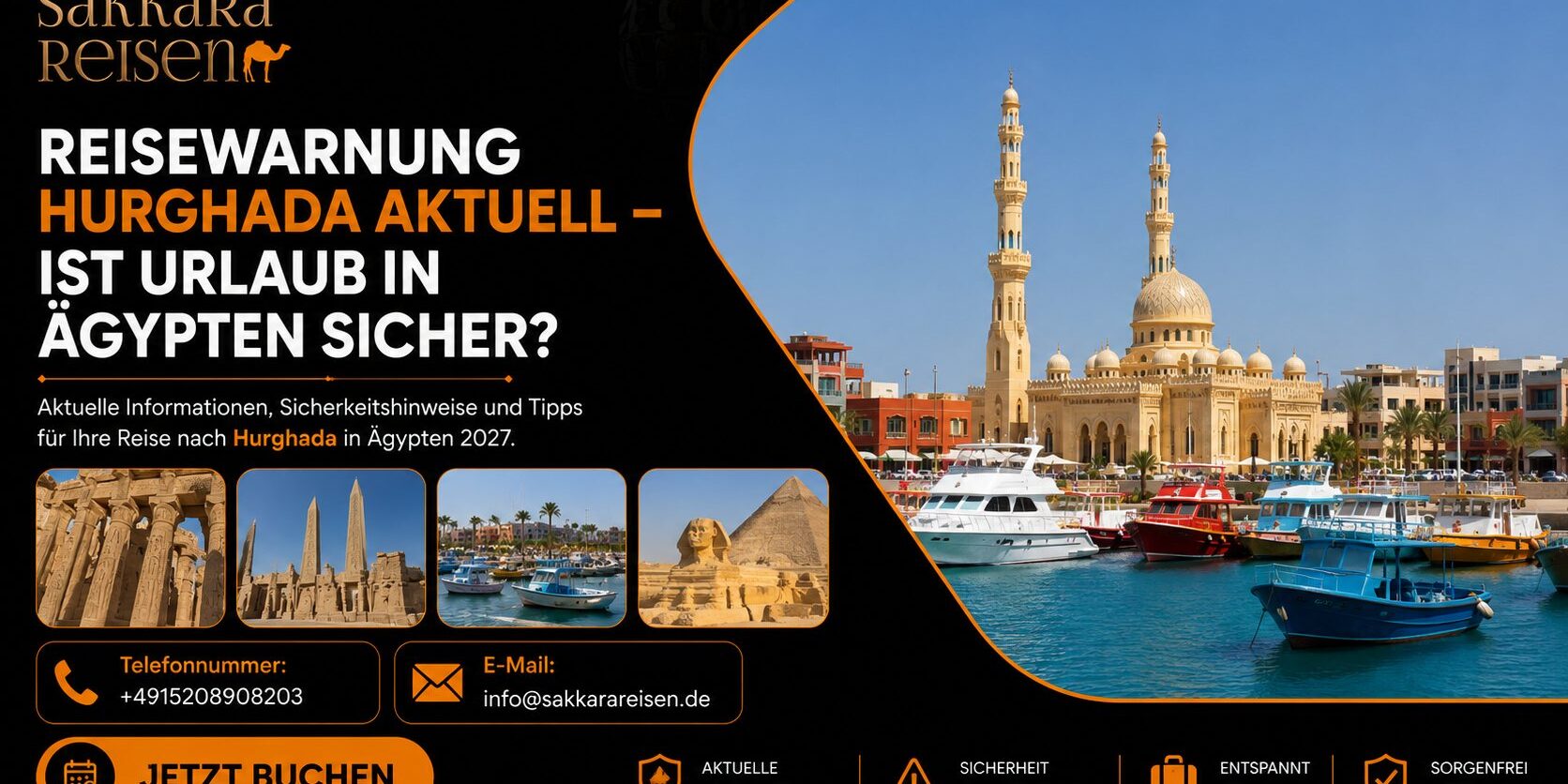 Reisewarnung Hurghada aktuell – Ist Urlaub in Ägypten sicher?