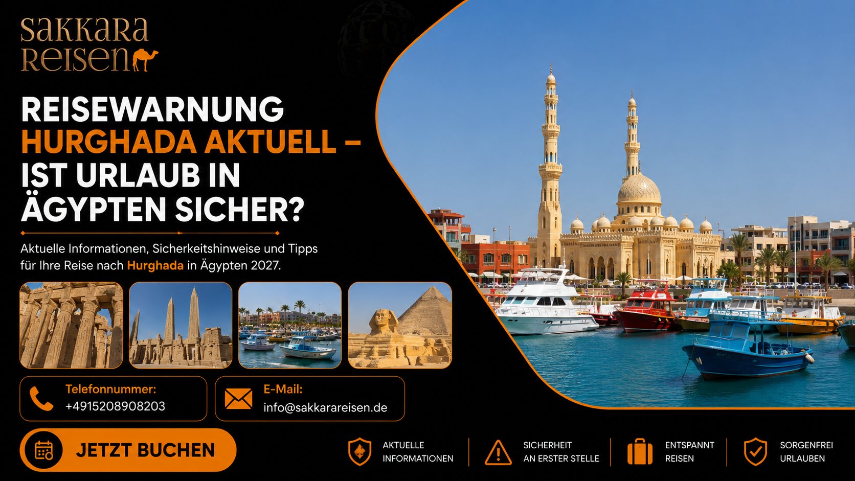 Reisewarnung Hurghada aktuell – Ist Urlaub in Ägypten sicher?