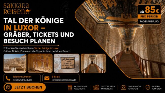 Tal der Könige in Luxor – Gräber, Tickets und Besuch planen
