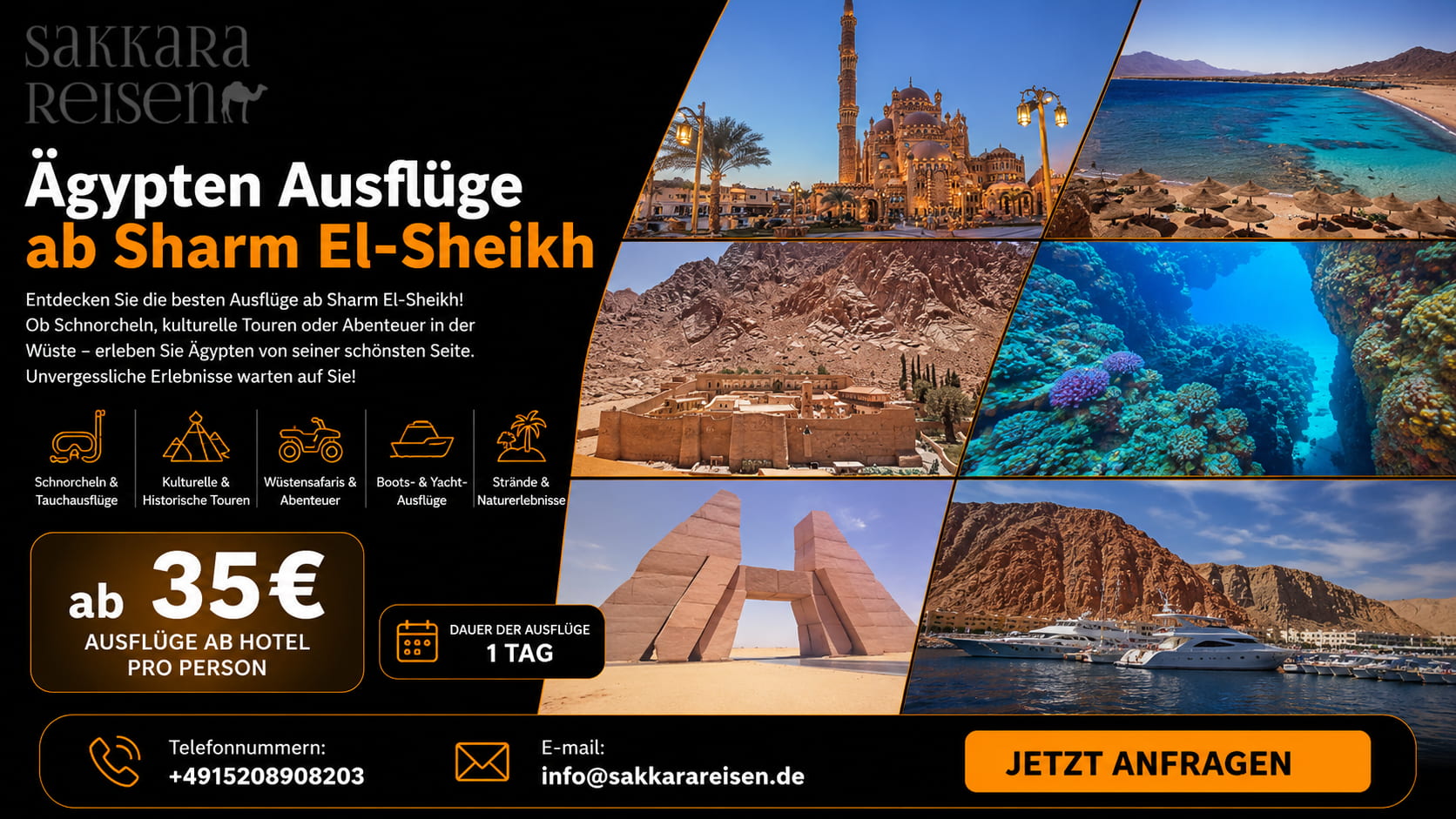 Ägypten Ausflüge ab Sharm El-Sheikh