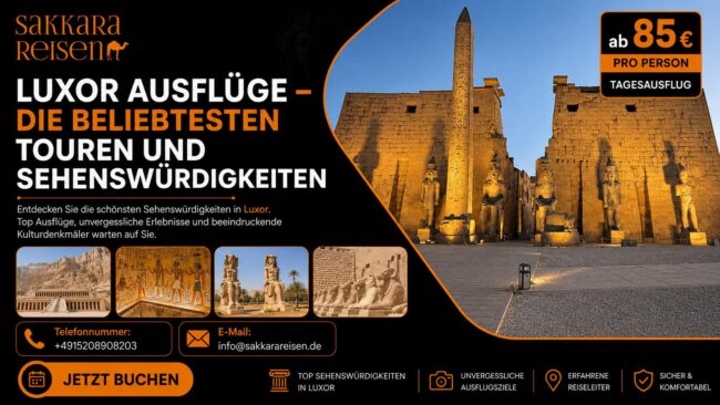 Luxor Ausflüge – Die beliebtesten Touren und Sehenswürdigkeiten
